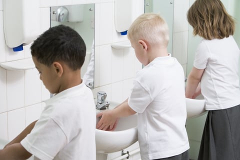 Kids Washing Hands